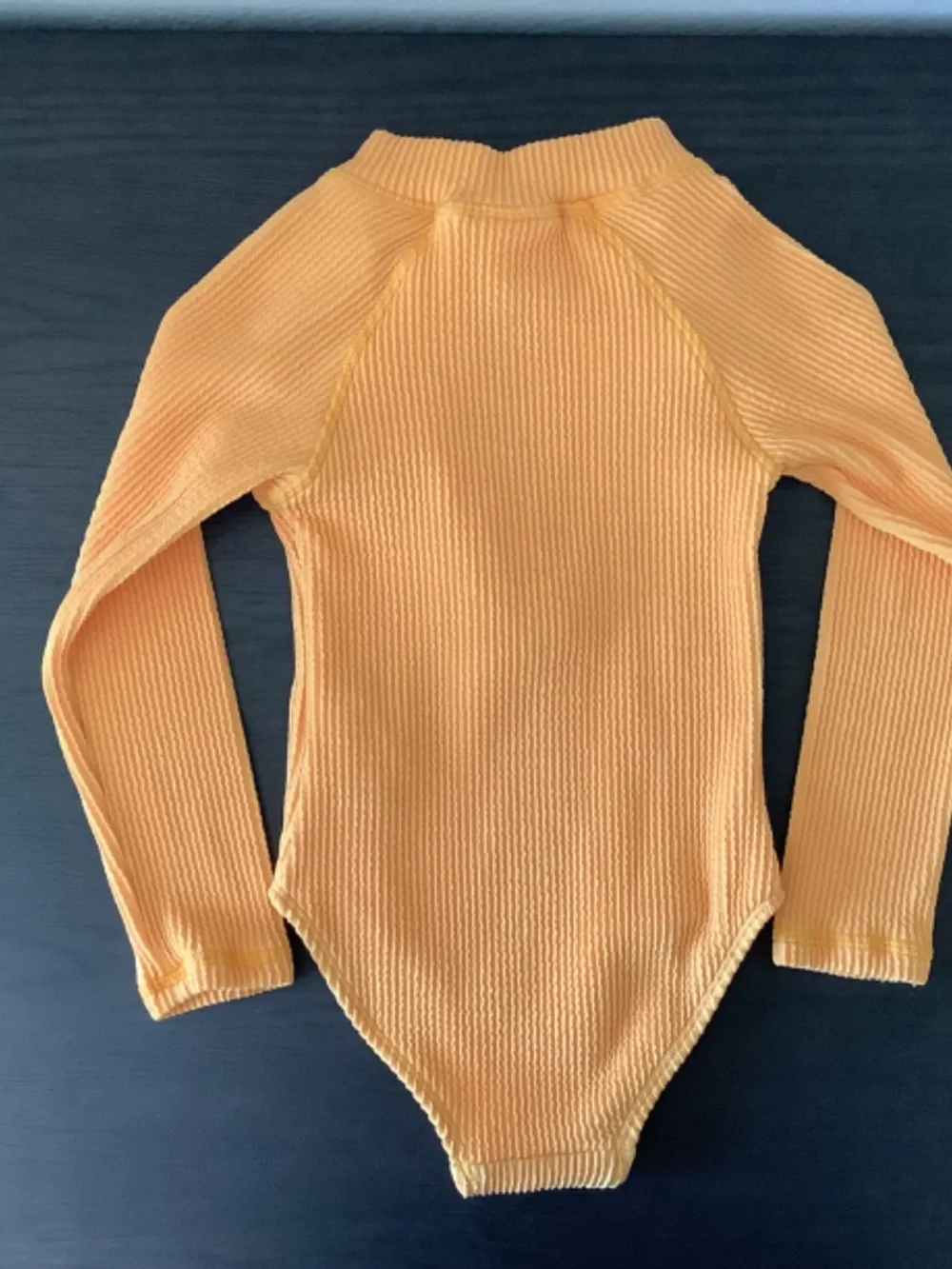 Cotton On Kids Girls Lydia One Piece Long Sleeve Swimsuit Neon Orange Size 3